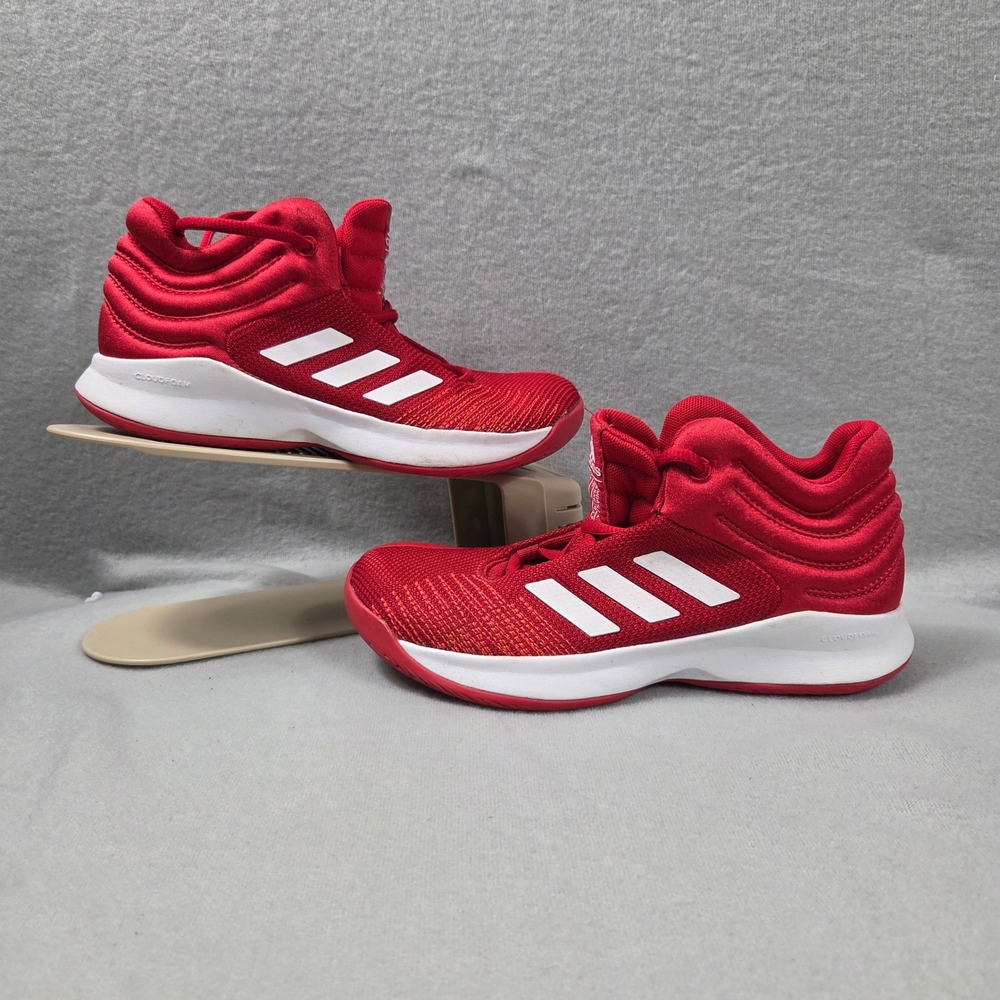 Adidas Mad Bounce 2018 J Kids Basketball Shoes Red White AP9911 Size 3